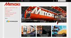 Desktop Screenshot of mimaki.hu