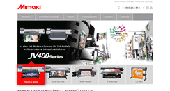 Desktop Screenshot of mimaki.cz