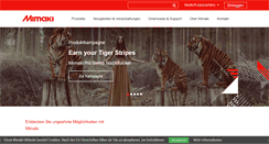 Desktop Screenshot of mimaki.de